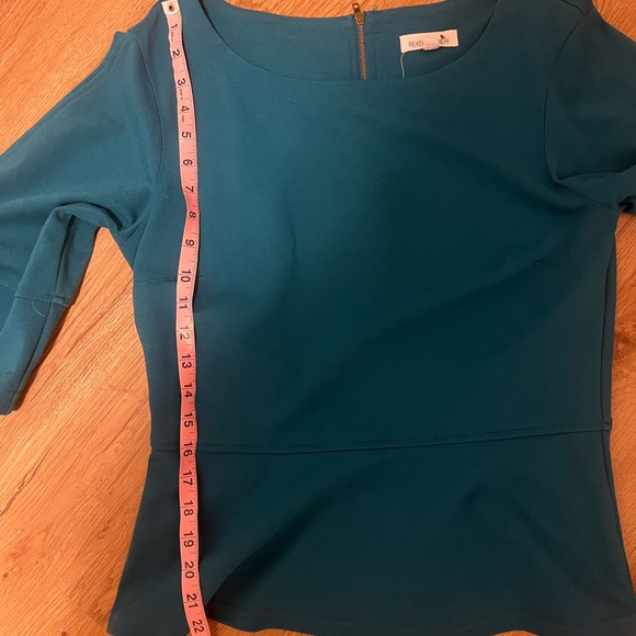 Anthropologie Reath and Wren Teal Women's Top size medium - Picture 5 of 5